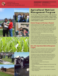 UMD Agricultural Nutrient Management Program PDF